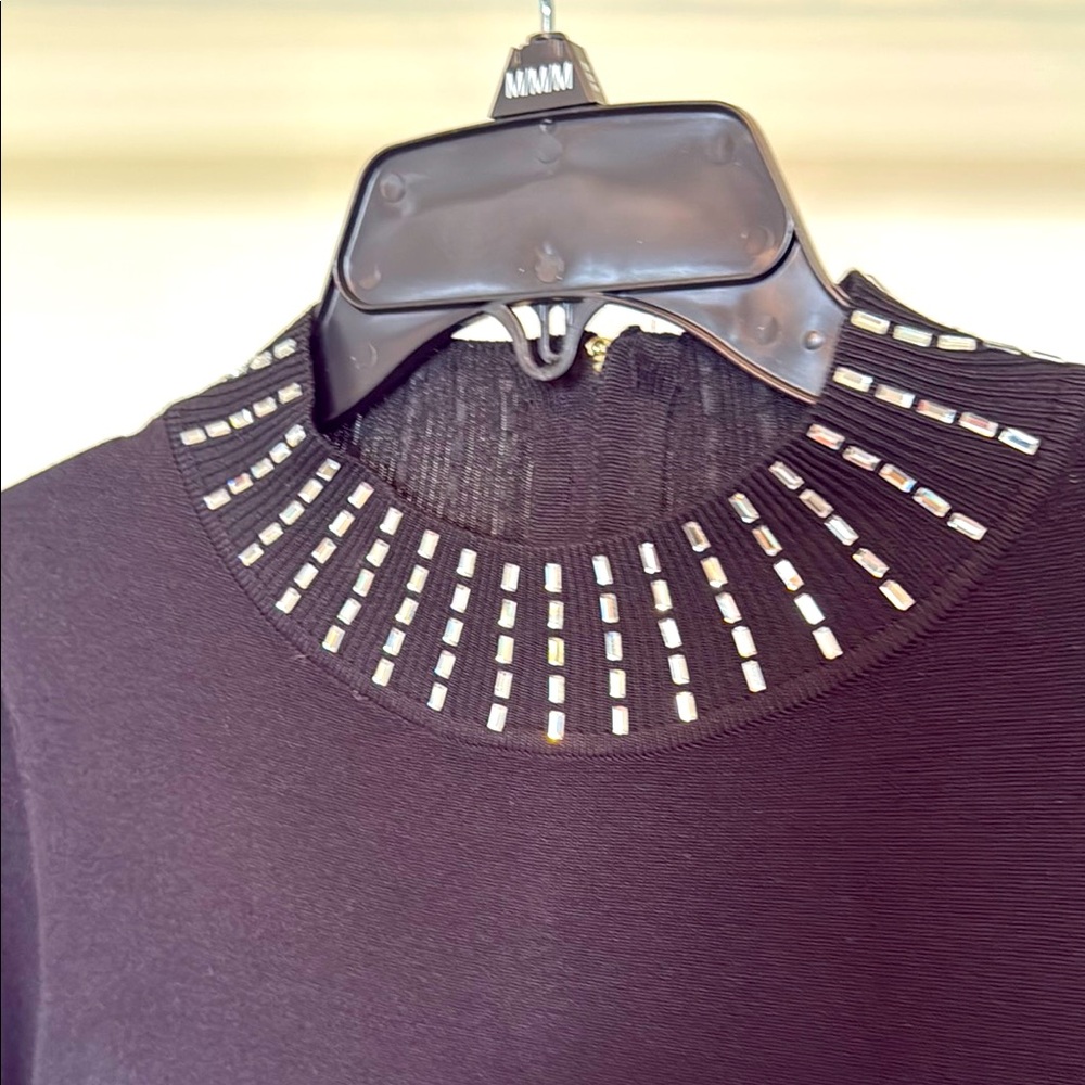 Calvin Klein Black Top with Studded Detail